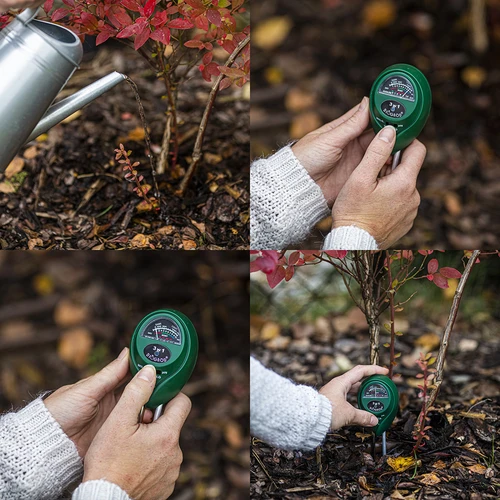 Tester del suolo 3 in 1 - pH, umidità, esposizione al sole - 8