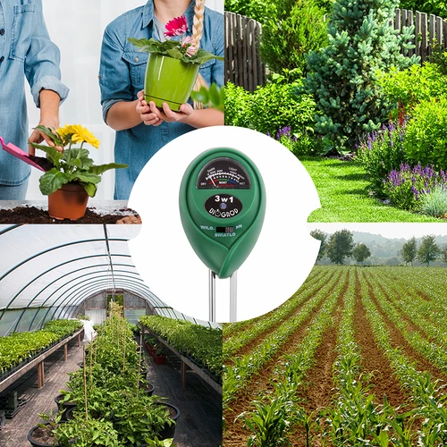 Tester del suolo 3 in 1 - pH, umidità, esposizione al sole - 11