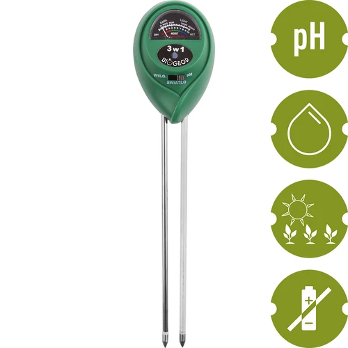 Tester del suolo 3 in 1 - pH, umidità, esposizione al sole - 2