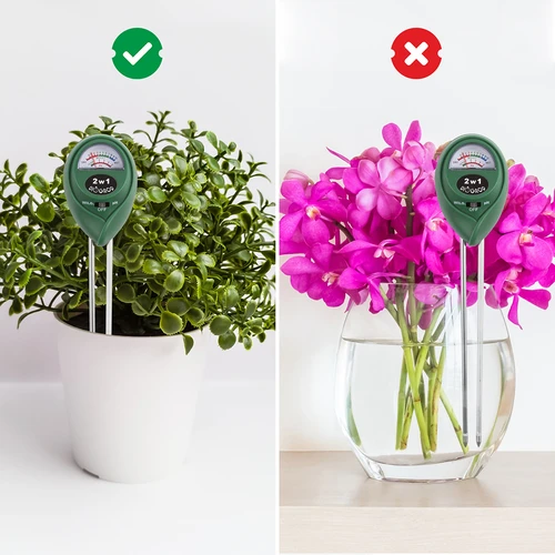 Tester del terreno 2 in 1 - pH e umidità - 8