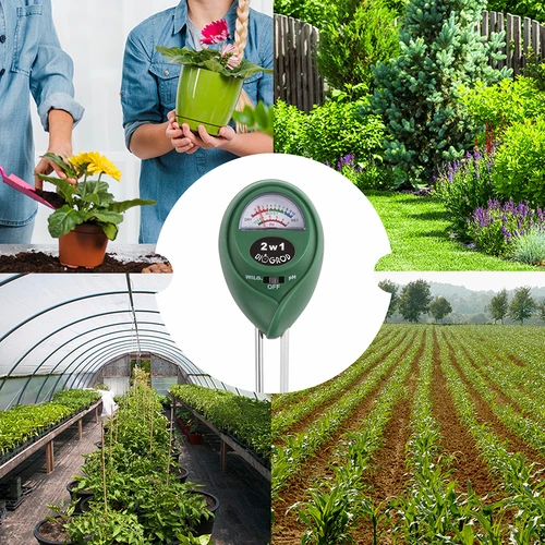Tester del terreno 2 in 1 - pH, umidità - 11