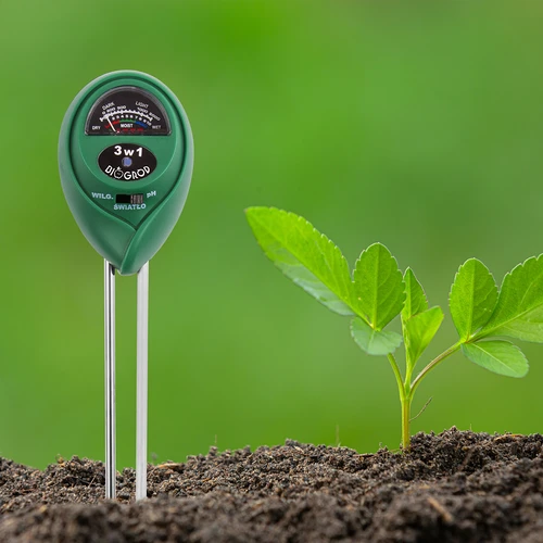 Tester podłoża 3w1 - pH, wilgotność, nasłonecznienie - 6