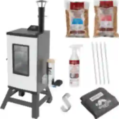 Affumicatore elettrico dragON con base mobile e liquido per pulizia