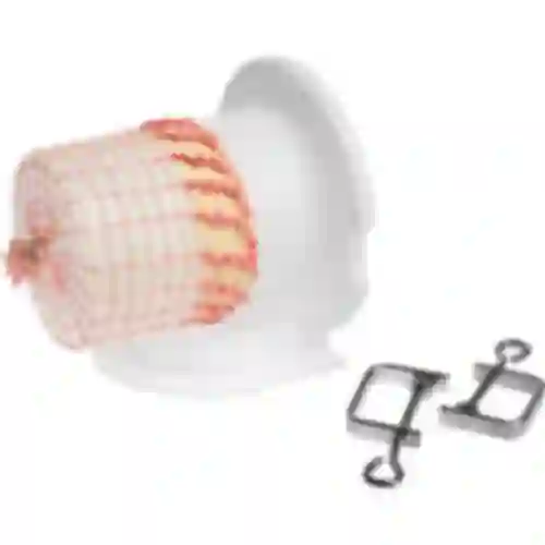 Applicatore per reti per salumi