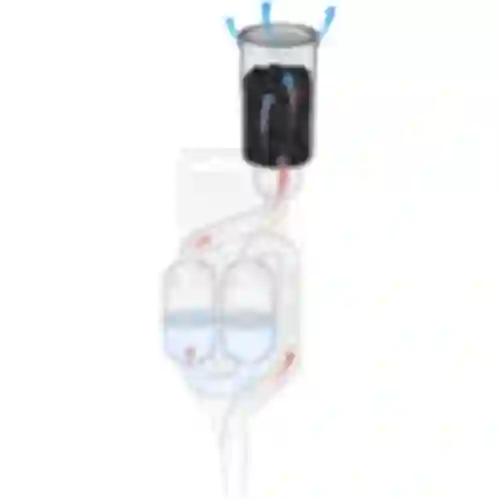Assorbitore di odori di fermentazione con tubo Maxi e carbone