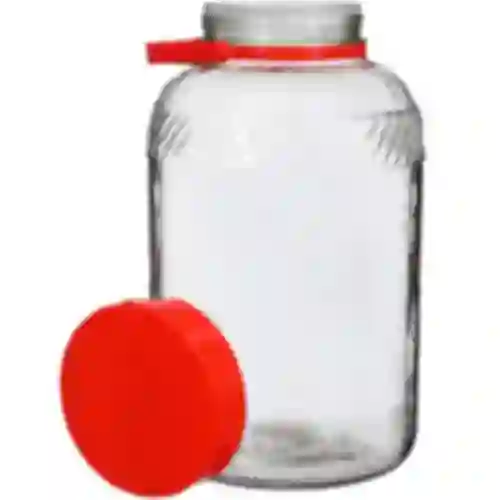 Barattolo 8 L con coperchio in plastica