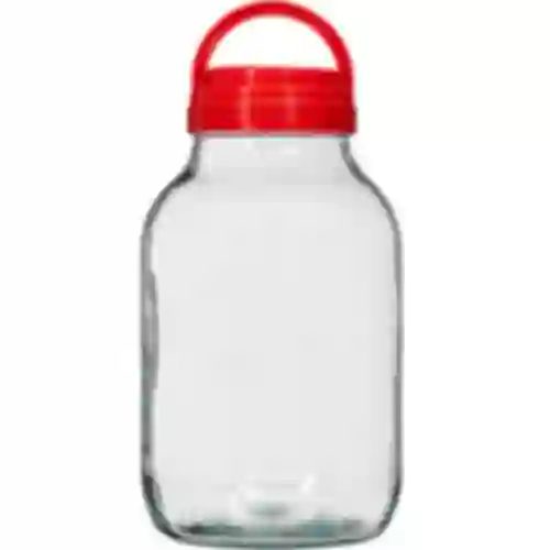 Barattolo TO 4 L e coperchio fi 100 con manico