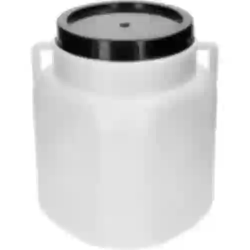 Barile Quadrato da 20 L, bianco, con maniglie, Sterk