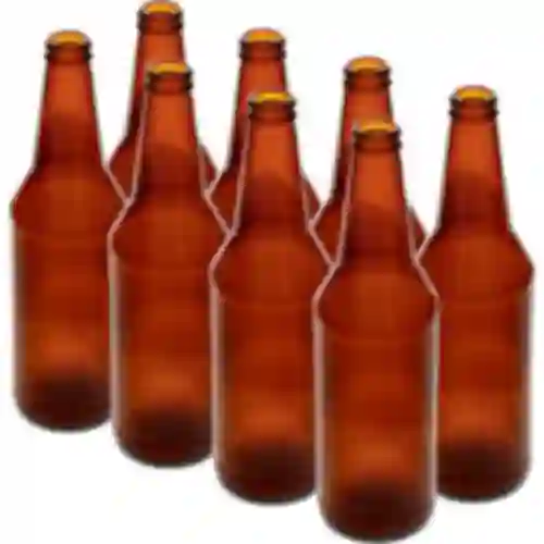 Bottiglia per birra 0,5 L - confezione da 8 pezzi