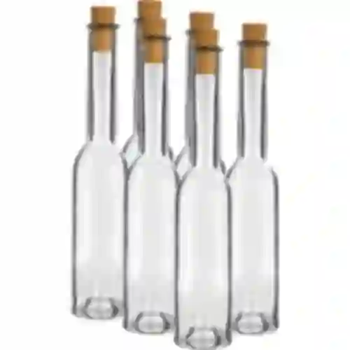 Bottiglia per liquore 200 ml 6 pz. + 6 tappi 23/18