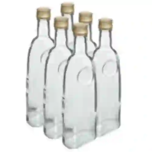 Bottiglia Staromiejska 500ml con tappo, 6 pezzi