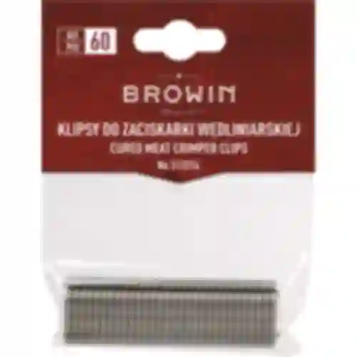 Clip per pinzatrice per salumi - 60 pezzi