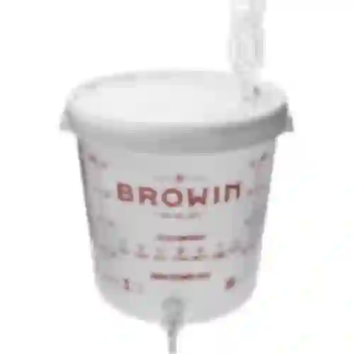 Contenitore di fermentazione 30 L con coperchio, rubinetto e tubo UA