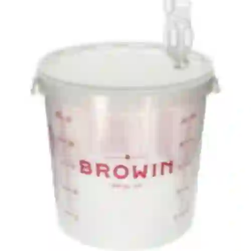 Contenitore di fermentazione 30L con stampa e 3 tubi