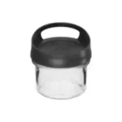 Contenitore di vetro 235 ml, con coperchio da appendere