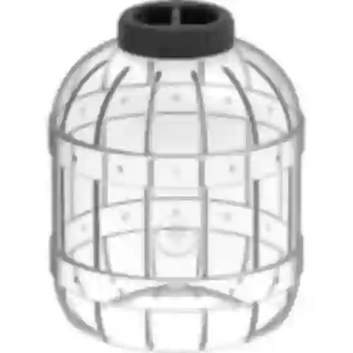 Contenitore multiuso 10L con tappo a vite nero