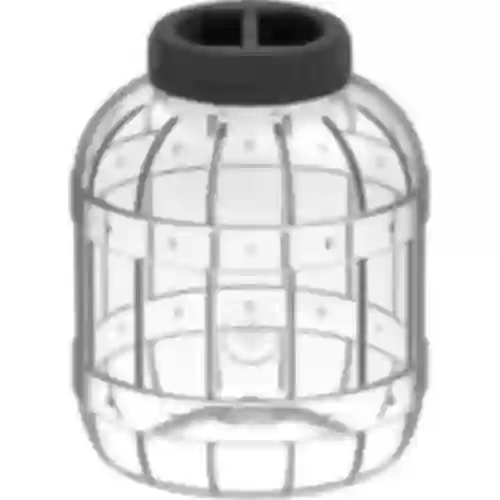 Contenitore multiuso 5L, con tappo a vite nero