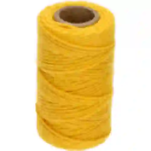 Corda di cotone gialla 2 mm/55 m/100 g
