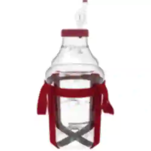 Damigiana per vino leggera, infrangibile, con cinghie, 15 L