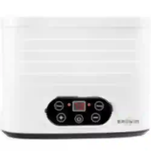 Essiccatore per funghi, frutta, verdure e erbe con regolazione della temperatura, 240W, bianco