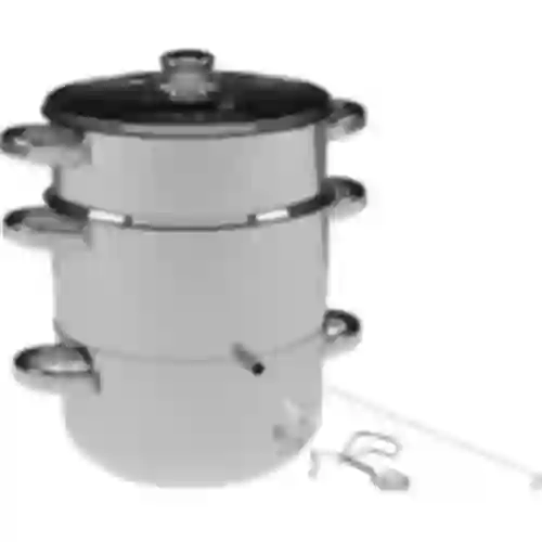 Estrattore di succo in acciaio inox con vaporiera 5 L