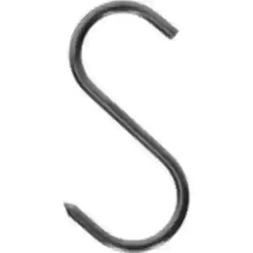 Ganci per affumicatura - S, appuntiti, 5mm x 100mm