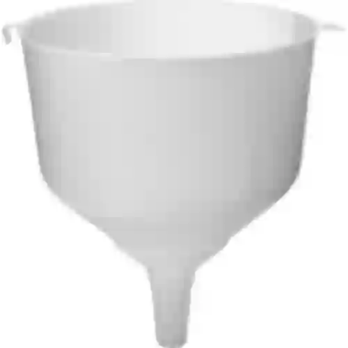 Imbuto in plastica fi25 per damigiane, bordo alto