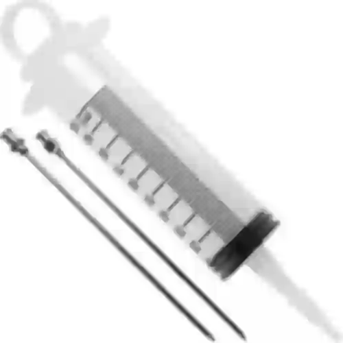 Iniettore 100 ml + 2 aghi
