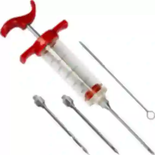 Iniettore 30ml + 3 aghi + pulitore