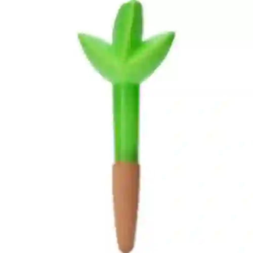 Irrigatore per piante – foglia verde con piedino in ceramica, 120 ml