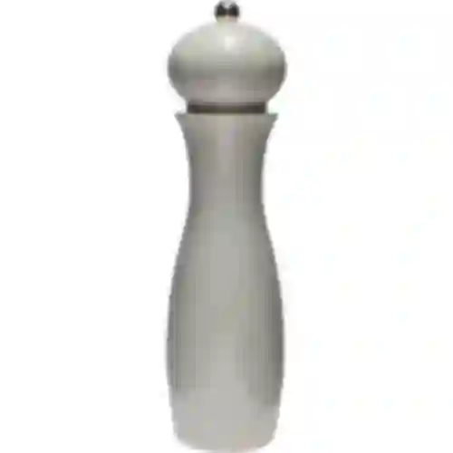 Macinino manuale per pepe e sale, 21 cm, bianco