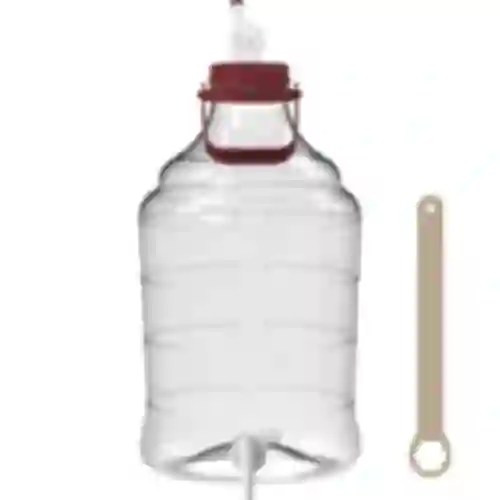 Pallone infrangibile da 25 L con manico e rubinetto