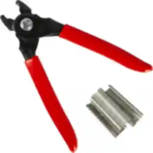 Pinza per salumi + 60 clip