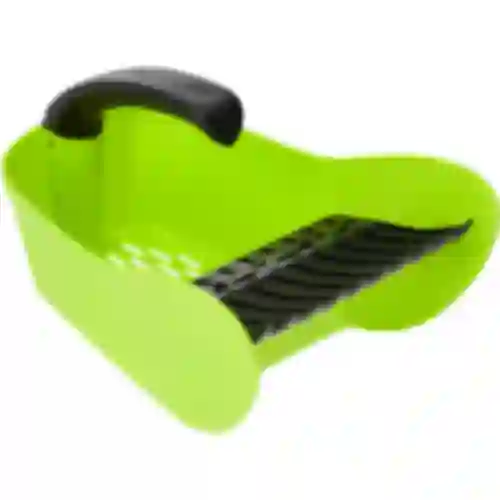 Raccoglitore per piccoli frutti, verde, in plastica