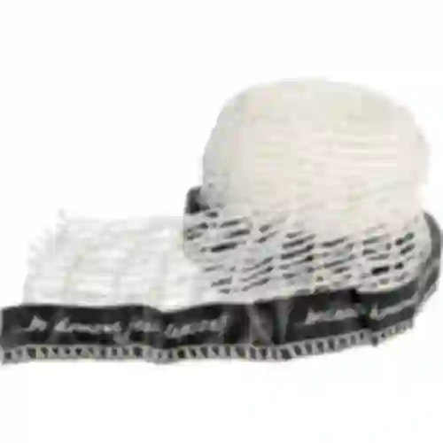 Rete per salumi con etichetta, dimensioni 15 cm x 4 m, resistenza termica 125°C