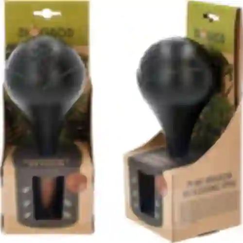 Sfera di irrigazione per piante, nera opaca con piedino in ceramica (in confezione) 400 ml