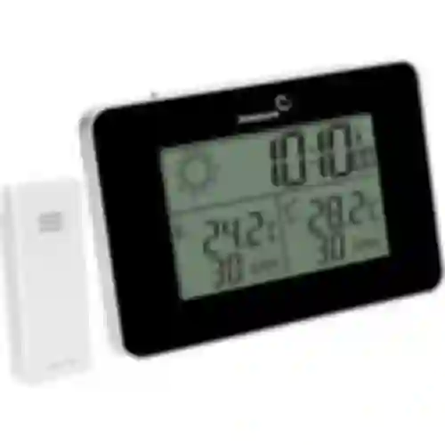 Stazione meteorologica RCC – elettronica, wireless, sensore retroilluminato, nera