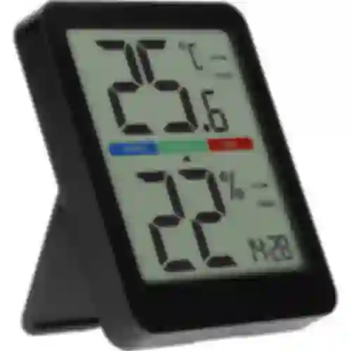 Termometro elettronico da camera, nero