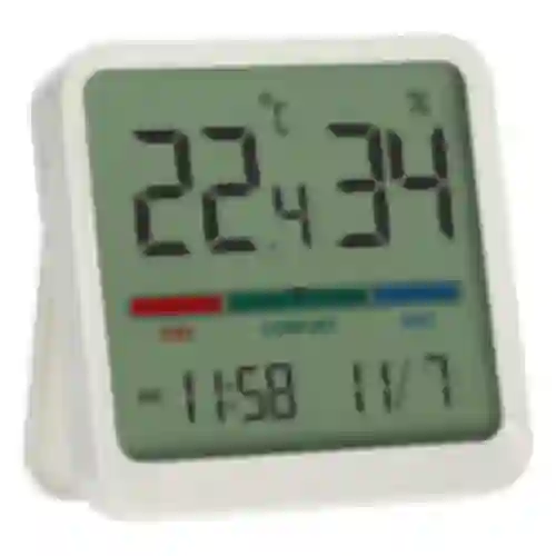 Termometro elettronico da interno, bianco