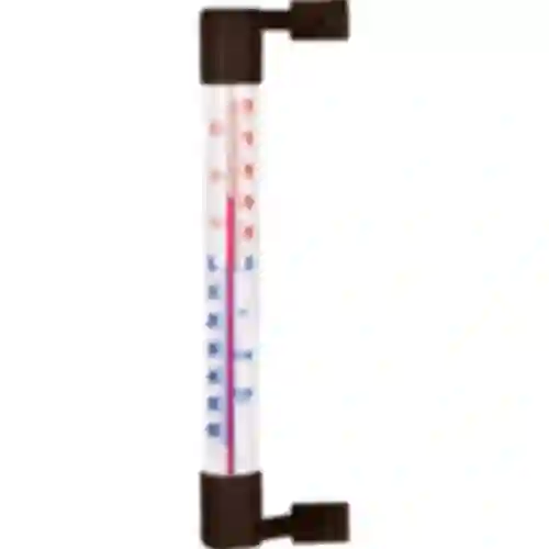 Termometro esterno marrone (-50°C a +50°C) 18cm