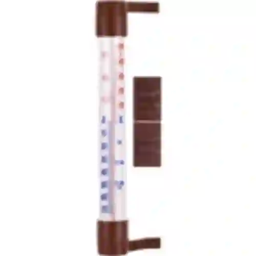 Termometro esterno marrone (-60°C a +50°C) 23cm