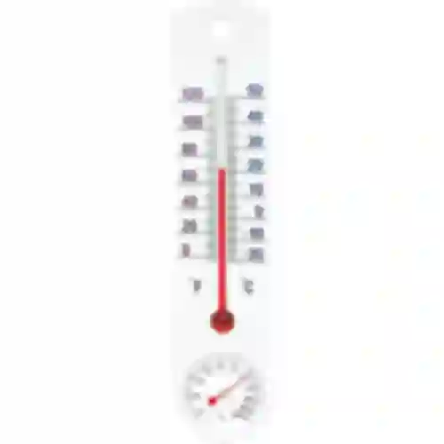 Termometro universale bianco con igrometro (-20°C a +50°C) 25cm