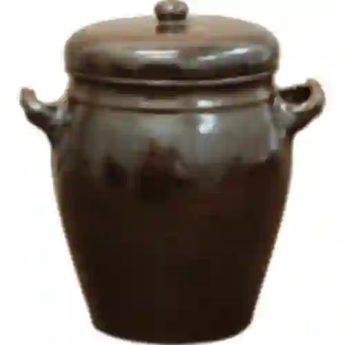 Terracotta - pentola rustica da 1,6l con coperchio