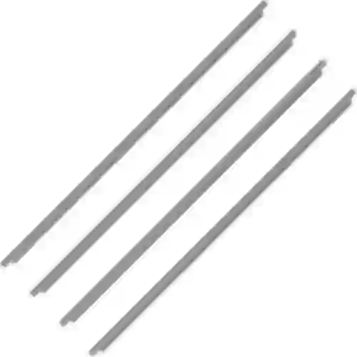 Travi in acciaio per affumicatore elettrico dragON 330275, 4 pezzi