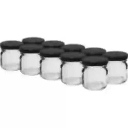 Vasetto TO 40 ml con coperchio colorato fi 43 - 10 pezzi