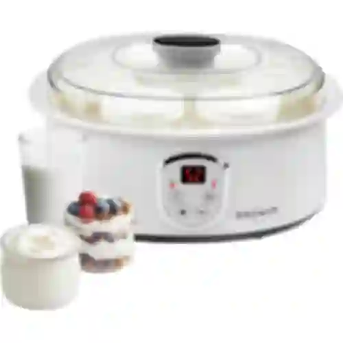 Yogurtiera con termostato, 7 vasetti, 1,3 L