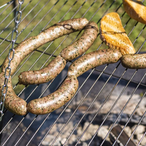 Treppiede da falò con griglia, 150 cm - 8