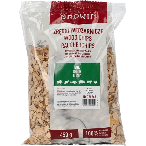 Trucioli di faggio per affumicare/barbecue, 450 g, classe 10