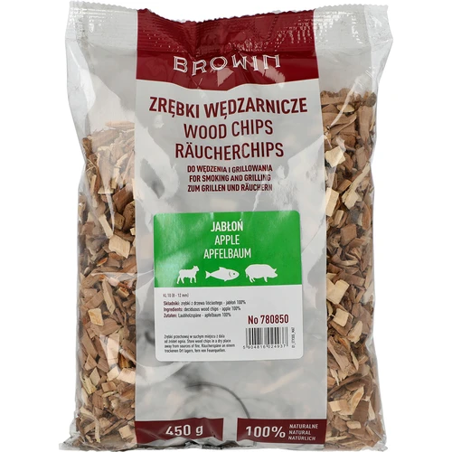 Trucioli di legno per affumicare/grigliare, melo, 450 g, classe 10