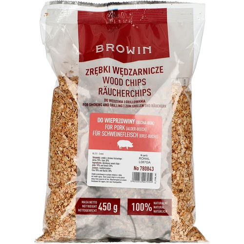 Trucioli di legno per affumicatura (70% ontano + 30% faggio) - classe 2, 450 g x5 - 2